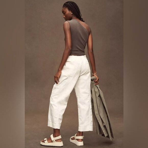 NW Size 2X - Anthropologie Cotton Pilcro Drawstring Pocket Pants (NWT USD 128) - Picture 8 of 13